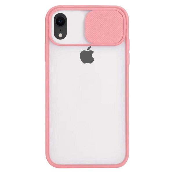 

Силиконовый чехол Camshield со шторкой защищающей камеру для Apple iPhone XR (6.1") (Розовый)