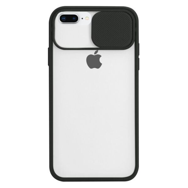

Силиконовый чехол Camshield со шторкой защищающей камеру для Apple iPhone 7 plus / 8 plus (5.5") (Черный)