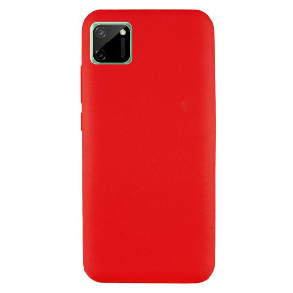 

Чехол Original Silicone Cover с закрытым низом для Realme C11 (Crimson)