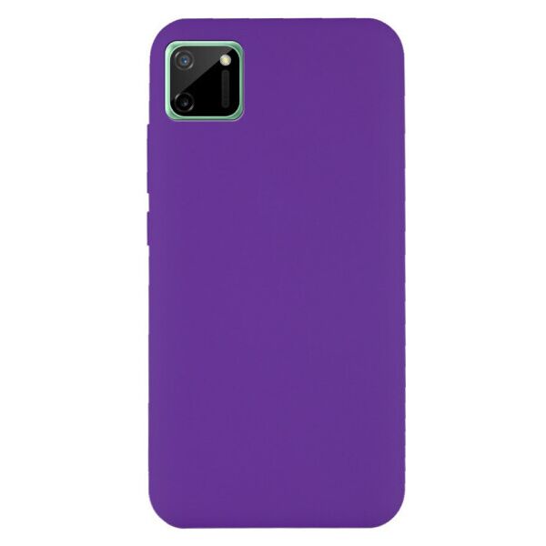

Чехол Original Silicone Cover с закрытым низом для Realme C11 (Фиолетовый)