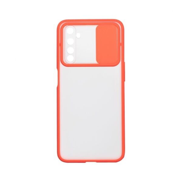 

Силиконовый чехол Camshield со шторкой защищающей камеру для Realme 6 (Красный)