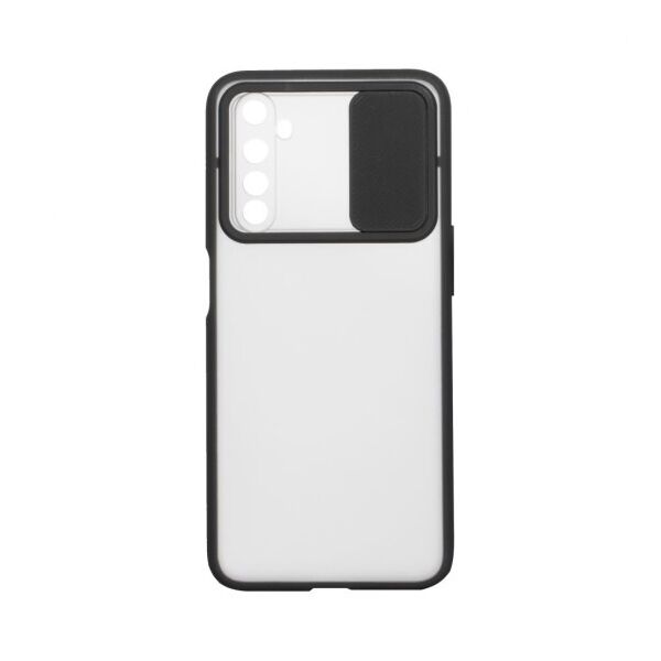 

Силиконовый чехол Camshield со шторкой защищающей камеру для Realme 6 (Черный)