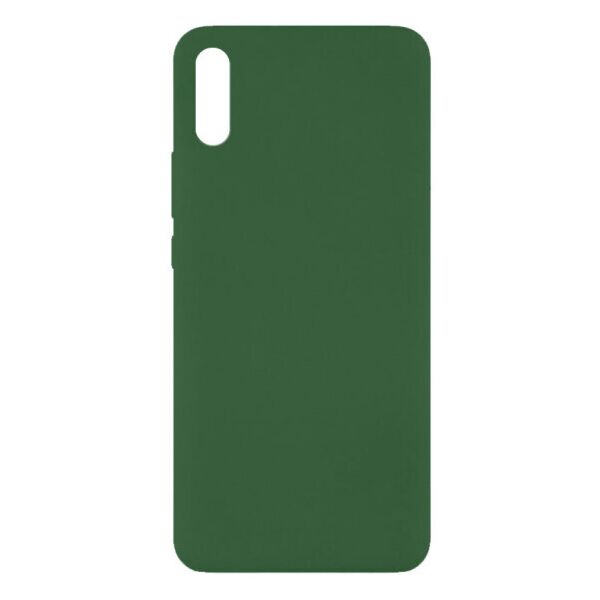 

Чехол Original Silicone Cover с закрытым низом для Xiaomi Redmi 9A (Темно-зеленый)