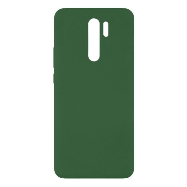 

Чехол Original Silicone Cover с закрытым низом для Xiaomi Redmi 9 (Темно-зеленый)