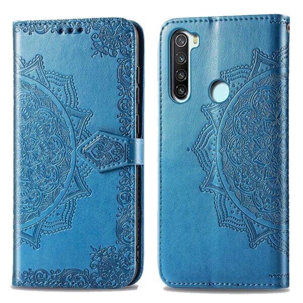 

Кожаный чехол (книжка) Art Case с визитницей для Xiaomi Redmi Note 8T (Синий)