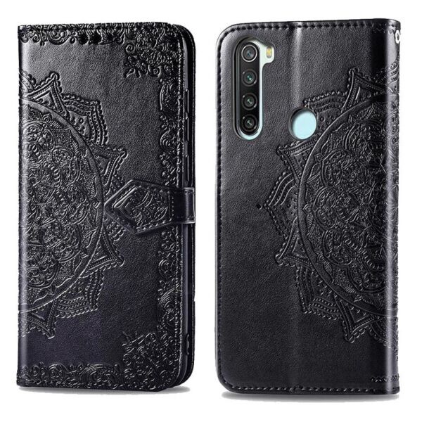

Кожаный чехол (книжка) Art Case с визитницей для Xiaomi Redmi Note 8T (Черный)