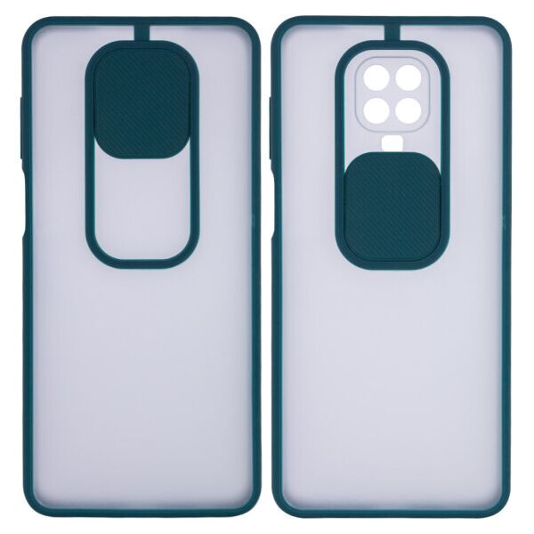 

Силиконовый чехол Camshield со шторкой защищающей камеру для Xiaomi Redmi Note 9s / Note 9 Pro /Note 9 Pro Max (Зеленый)