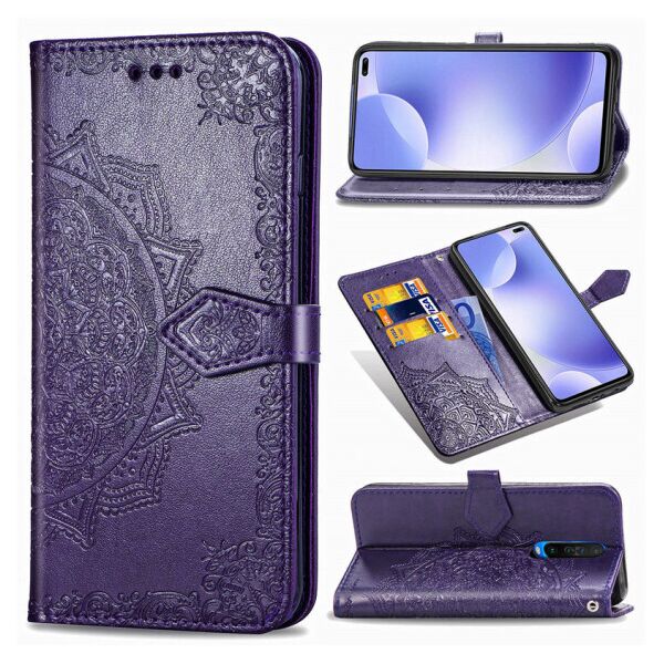 

Кожаный чехол (книжка) Art Case с визитницей для Xiaomi Redmi K30 (Indigo)