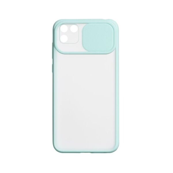 

Силиконовый чехол Camshield со шторкой защищающей камеру для Huawei Y5P Eur Ver (Бирюзовый)