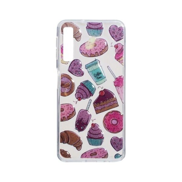 

Силиконовый 3D чехол Juicy Print для Samsung Galaxy A750 A7 2018 Пончик