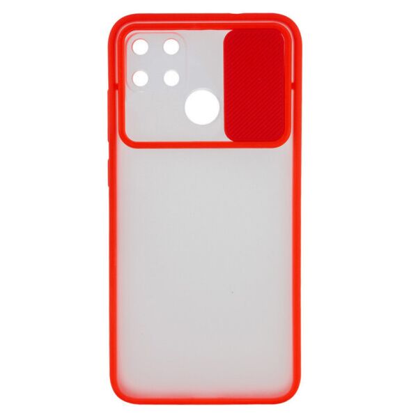 

Силиконовый чехол Camshield со шторкой защищающей камеру для Xiaomi Redmi 9C (Красный)