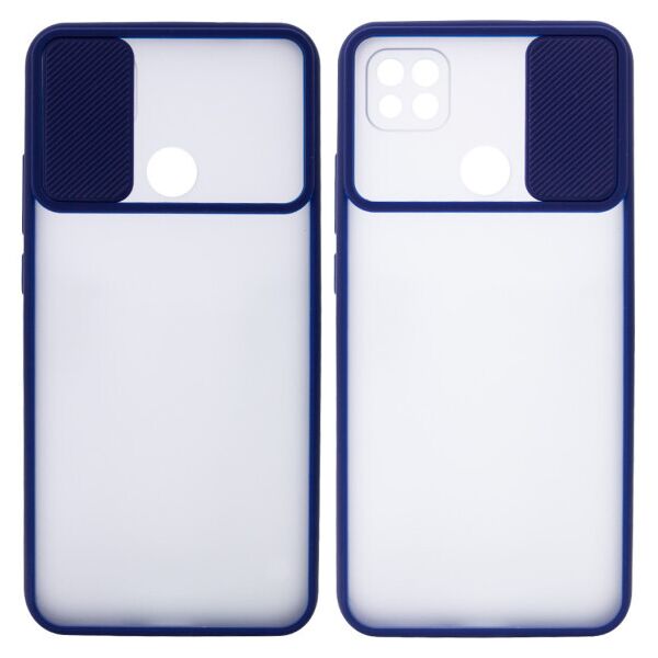 

Силиконовый чехол Camshield со шторкой защищающей камеру для Xiaomi Redmi 9C (Синий)