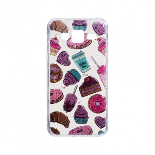 

Силиконовый 3D чехол Juicy Print для Samsung Galaxy J3 / J310 Пончик