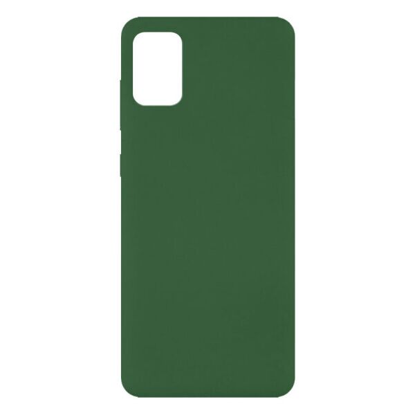 

Чехол Original Silicone Cover с закрытым низом для Samsung Galaxy A51 (Темно-зеленый)