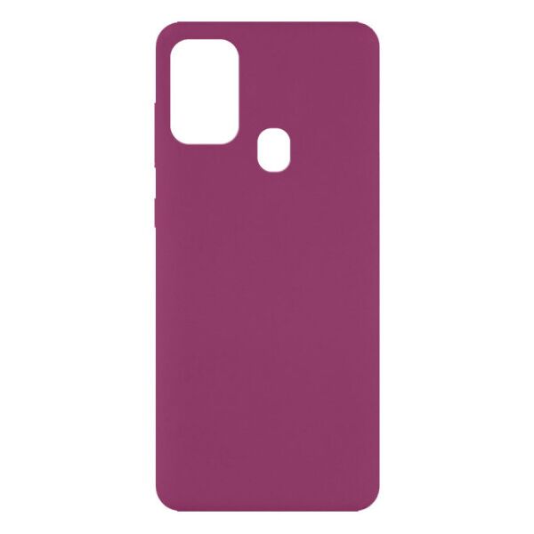 

Чехол Original Silicone Cover с закрытым низом для Samsung Galaxy A21s (Пурпурный)