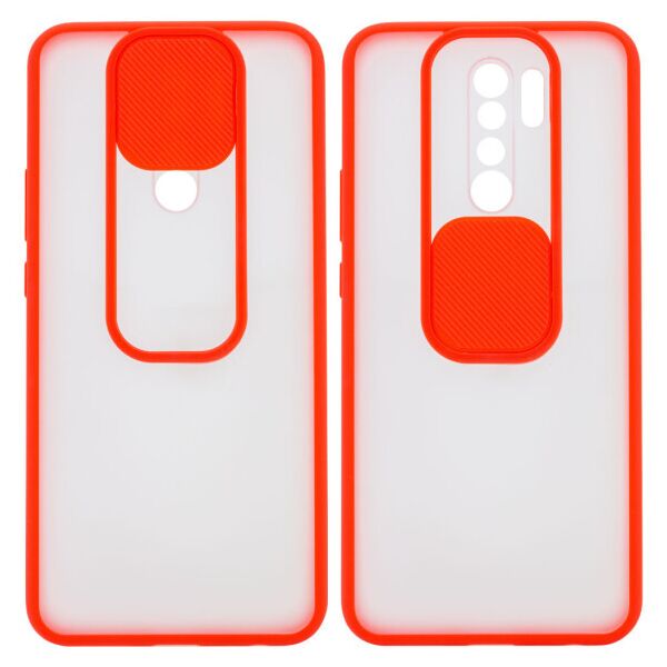 

Силиконовый чехол Camshield со шторкой защищающей камеру для Xiaomi Redmi 9 (Красный)