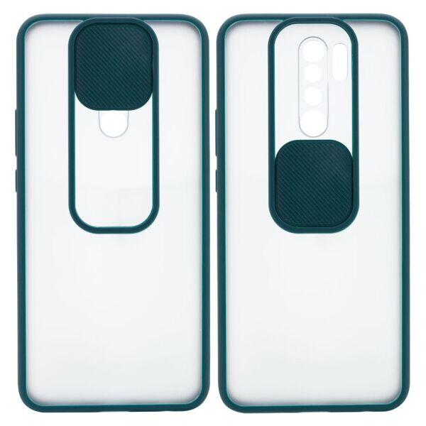

Силиконовый чехол Camshield со шторкой защищающей камеру для Xiaomi Redmi 9 (Зеленый)