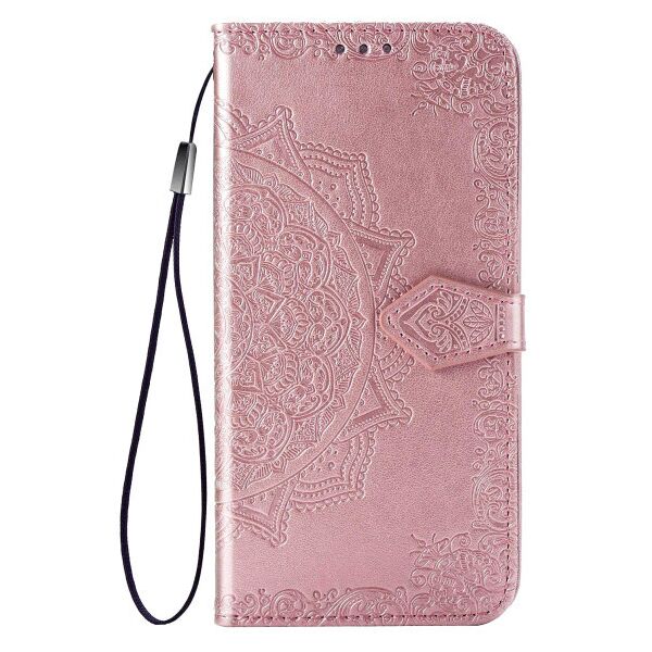 

Кожаный чехол (книжка) Art Case с визитницей для Samsung Galaxy A41 (Розовый)