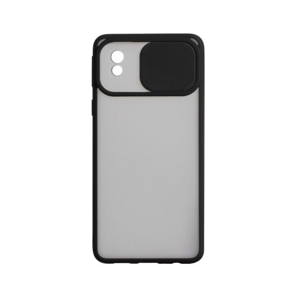 

Силиконовый чехол Camshield со шторкой защищающей камеру для Samsung Galaxy A01 Core (Черный)