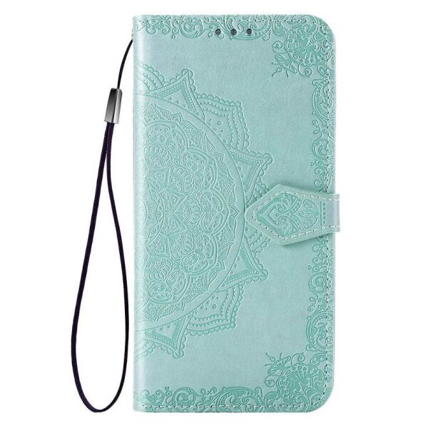 

Кожаный чехол (книжка) Art Case с визитницей для Xiaomi Redmi 9 (Бирюзовый)