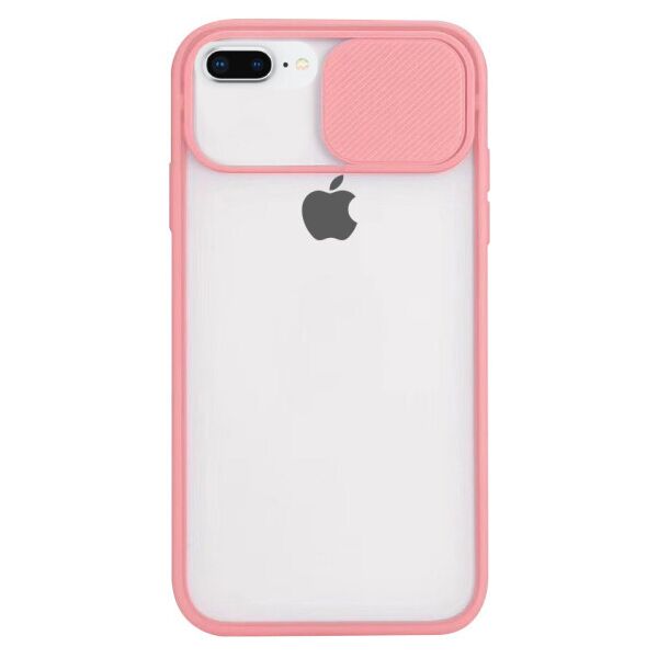 

Силиконовый чехол Camshield со шторкой защищающей камеру для Apple iPhone 7 plus / 8 plus (5.5") (Розовый)