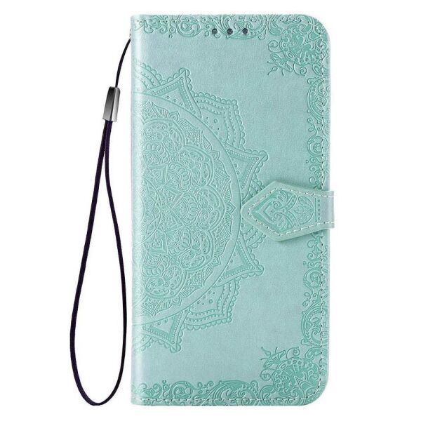 

Кожаный чехол (книжка) Art Case с визитницей для Xiaomi Redmi 9C (Бирюзовый)