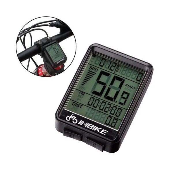 

Велокомпьютер беспроводной 11 функций, ЖК с подсветкой, Inbike IC321