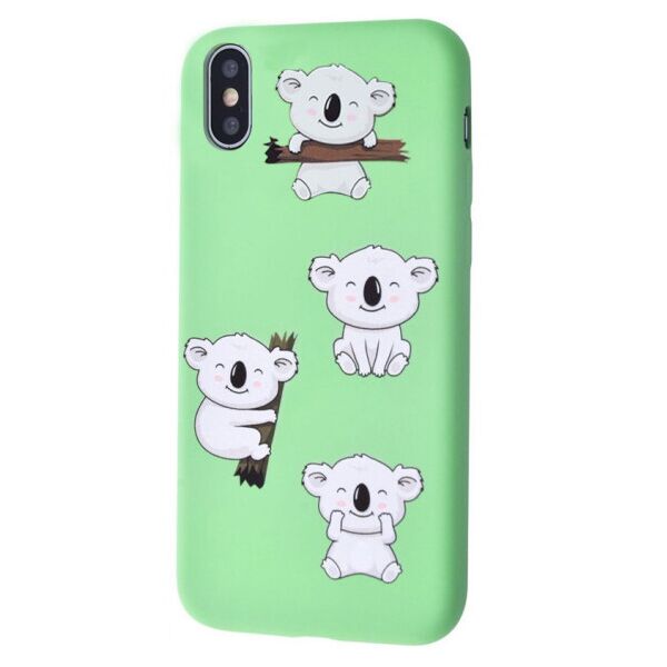 

TPU чехол WAVE Fancy для Apple iPhone XS Max (6.5") Koala / Mint gum