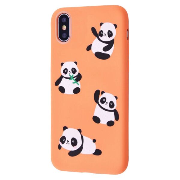 

TPU чехол WAVE Fancy для Apple iPhone XS Max (6.5") Panda / Peach