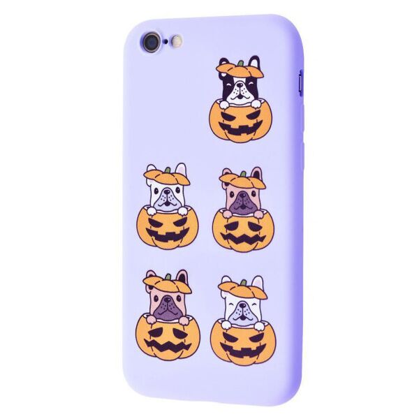 

TPU чехол WAVE Fancy для Apple iPhone 7 / 8 / SE (2020) Dog in pumpkin / Light purple