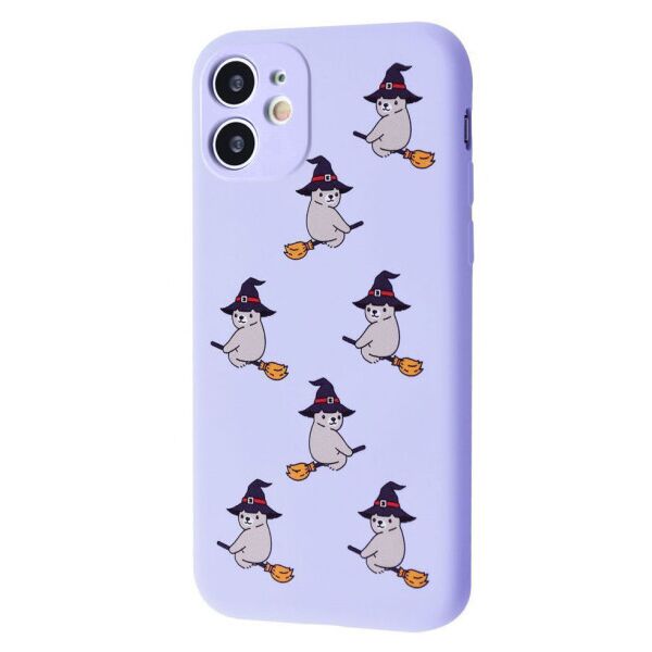 

TPU чехол WAVE Fancy для Apple iPhone 11 (6.1") Bear on broom / Light purple