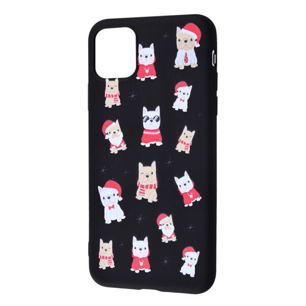 

TPU чехол WAVE Fancy для Apple iPhone 12 Pro Max (6.7") Dogs / Black