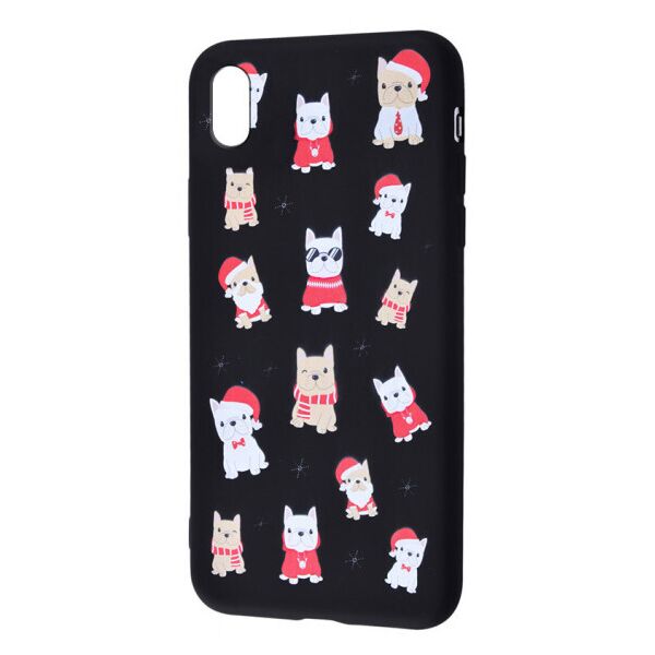 

TPU чехол WAVE Fancy для Apple iPhone XS Max (6.5") Dogs / Black