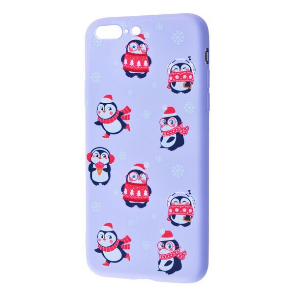 

TPU чехол WAVE Fancy для Apple iPhone 7 plus / 8 plus (5.5") Penguins / Light purple