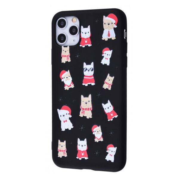 

TPU чехол WAVE Fancy для Apple iPhone 11 Pro (5.8") Dogs / Black