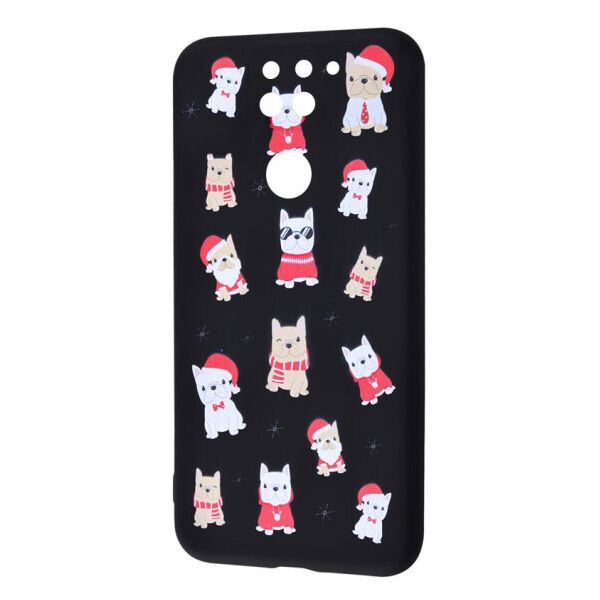 

TPU чехол WAVE Fancy для Xiaomi Redmi Note 9 / Redmi 10X Dogs / Black