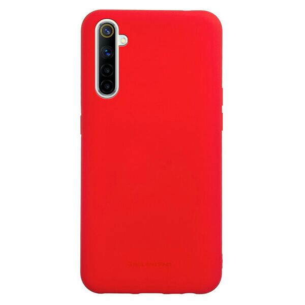 

Силиконовый чехол Molan Cano Smooth для Realme 6 (Красный)