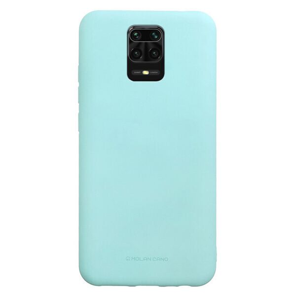 

Силиконовый чехол Molan Cano Smooth для Xiaomi Redmi Note 9s / Note 9 Pro / Note 9 Pro Max (Бирюзовый)