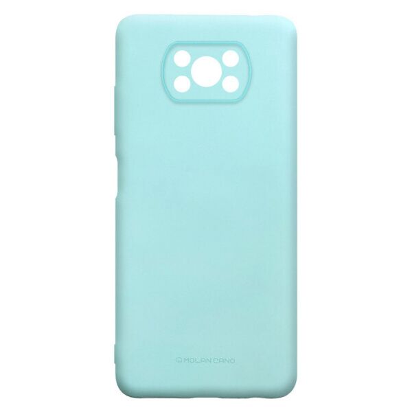 

Силиконовый чехол Molan Cano Smooth для Xiaomi Poco X3 NFC (Бирюзовый)
