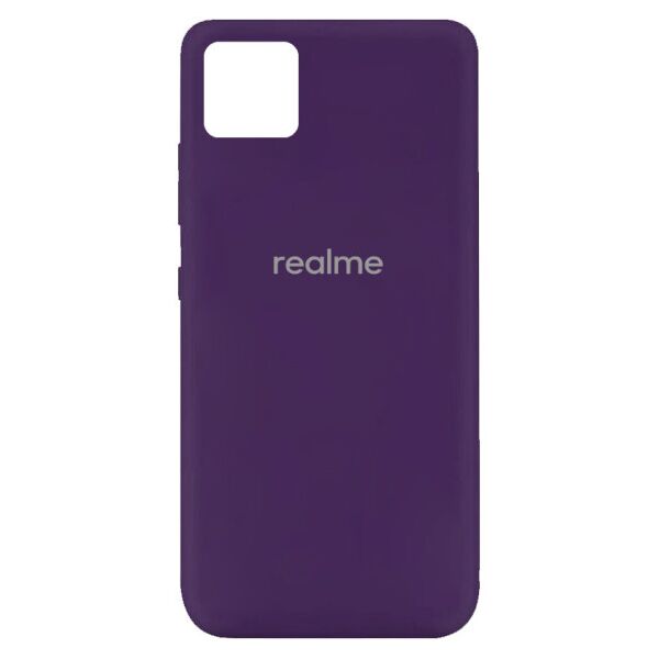 

Чехол Silicone Cover My Color Full Protective (A) для Realme C11 (Пурпурный)