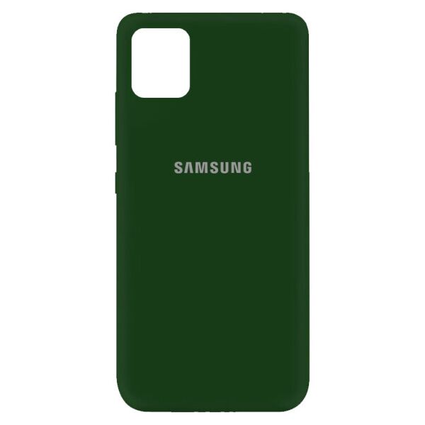 

Чехол Silicone Cover My Color Full Protective (A) для Samsung Galaxy Note 10 Lite (A81) (Темно-зеленый)
