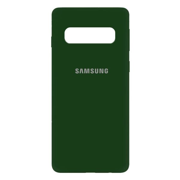 

Чехол Silicone Cover My Color Full Protective (A) для Samsung Galaxy S10 (Темно-зеленый)
