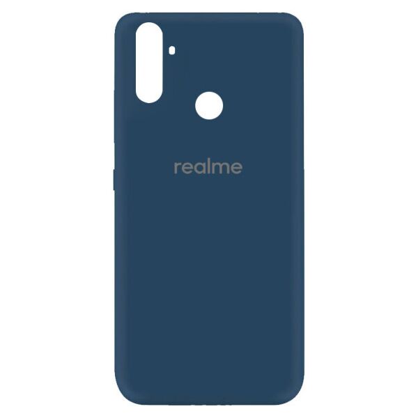 

Чехол Silicone Cover My Color Full Protective (A) для Realme C3 (Темно-синий)