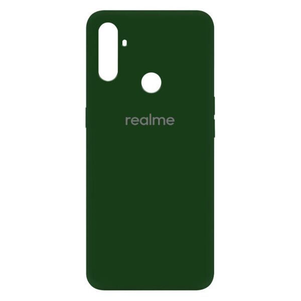 

Чехол Silicone Cover My Color Full Protective (A) для Realme C3 (Темно-зеленый)