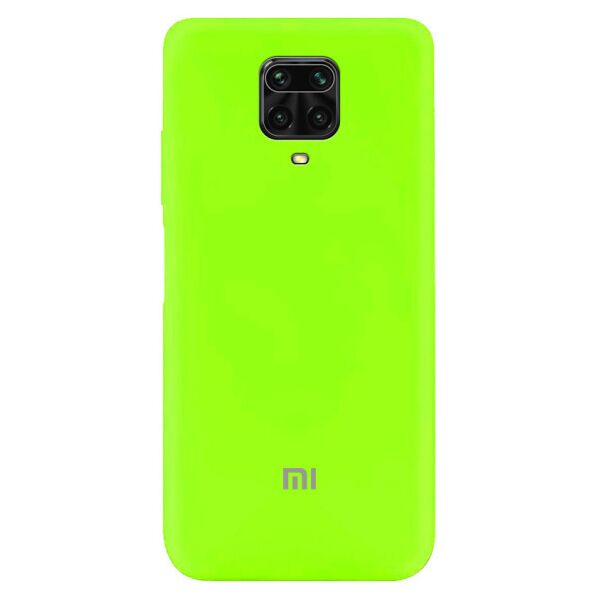 

Чехол Silicone Cover My Color Full Protective (A) для Xiaomi Redmi Note 9s/Note 9 Pro/Note 9 Pro Max (LawnGreen)
