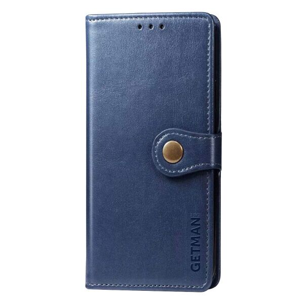

Кожаный чехол книжка GETMAN Gallant (PU) для Xiaomi Redmi Note 8T (Синий)