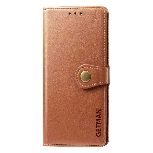 

Кожаный чехол книжка GETMAN Gallant (PU) для Xiaomi Redmi Note 9 (Коричневый)