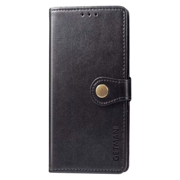 

Кожаный чехол книжка GETMAN Gallant (PU) для Xiaomi Redmi 9 (Черный)