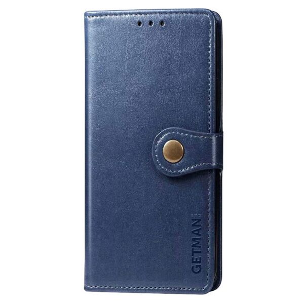 

Кожаный чехол книжка GETMAN Gallant (PU) для Xiaomi Redmi 9 (Синий)