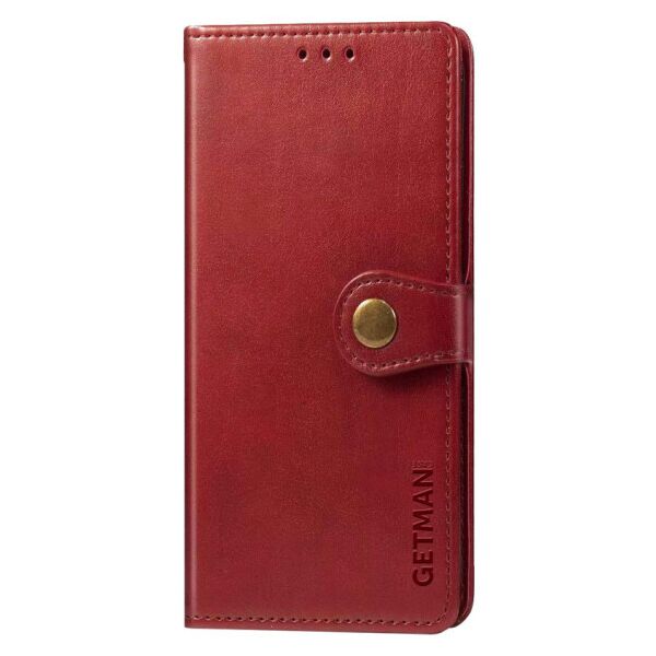 

Кожаный чехол книжка GETMAN Gallant (PU) для Huawei Y6p (Красный)